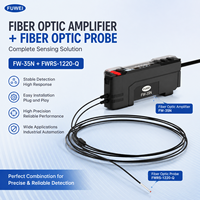 Sonde de détection à fibre optique à réflexion diffuse sans dents, cylindrique, FUWEI FWRS-1220-Q, amplificateur de fibre optique