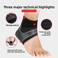 Protège-cheville de sport anti-torsion respirant pour activités de plein air, protection professionnelle contre les entorses de la cheville pour le basketball et la course à pied, maintien fixe du pied