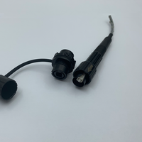 Kit de Conector de Fibra Óptica Mini SC Impermeable IP68 con Adaptador, Tapa Antipolvo y Junta Tórica para FTTH Exterior 5G, Sin Empalmes, Instalación Rápida