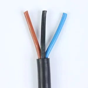 Cable de señal flexible de cobre PVC eléctrico 2x0,5mm 1,5mm 4mm6mm 2x2,5mm de 2 núcleos y mm