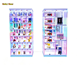 Máquina expendedora de premios comercial con monedero, vitrina de regalos combinada personalizada, sistema maestro-esclavo, 1 año de garantía para centros de juegos recreativos - Product Image 5