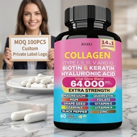 Capsules de Collagène Marin Super Biotine Brain Vitale à Marque Privée Personnalisée, Conformes aux Normes GMP ISO HACCP, Prix Réduit, Disponibilité Rapide, OEM