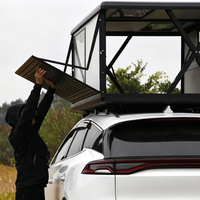 Tente de toit automatique en alliage d'aluminium à coque rigide pour SUV, camionnette, 4x4, camping hors route