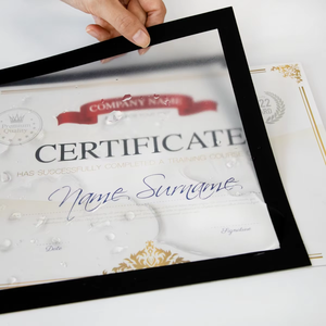 Cadre magnétique prêt à l'emploi pour affiches et photos, en plastique, étanche, avec autocollant magnétique et couvercle de protection - Product Image 4