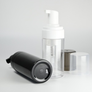 Bouteille Distributrice de <span class=keywords><strong>Savon</strong></span> Moussant à Pompe Pression Personnalisable avec Logo, Vide, Blanche et Transparente, 100ml, 120ml, 150ml, 200ml, pour Nettoyant Visage et <span class=keywords><strong>Savon</strong></span> pour les Mains - Product Image 2