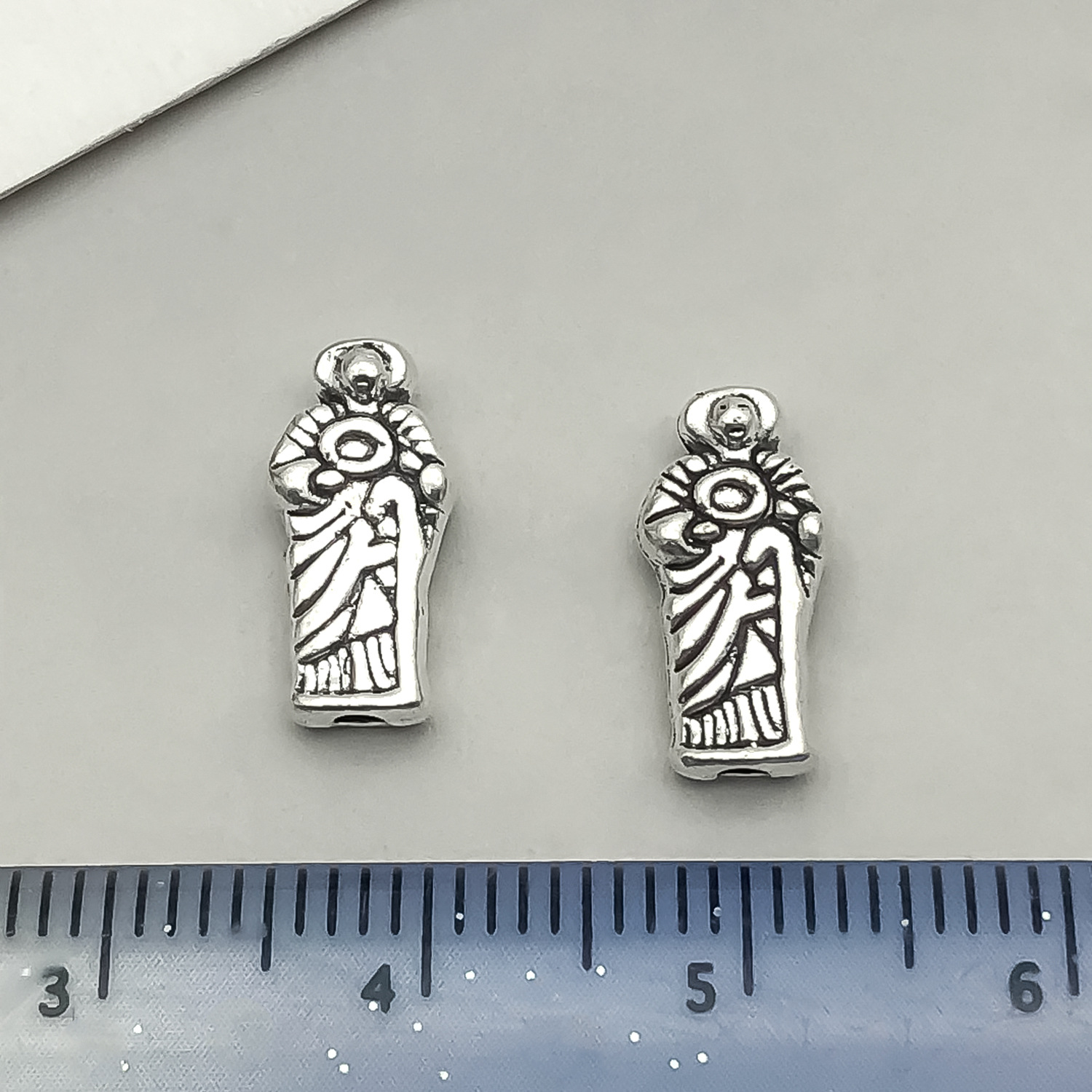 1 spacer bead 6x12mm