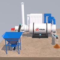 Séchoir rotatif automatique à triple passage haute efficacité avec moteur pour le traitement du gypse, de l'argile, de la bentonite, du sable de rivière et de la cendre volante