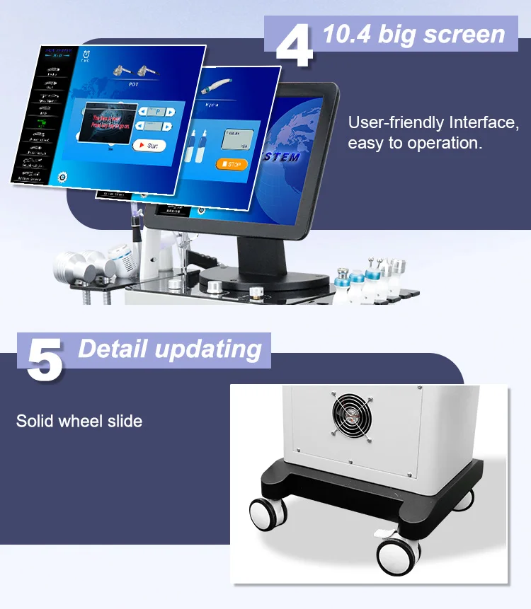 14 az 1-ben Hydrofacial Machine – Oxigén-víz dermabrázió, Hidratáló bőrtisztítás, Arcfiatalító Szépségfelszerelés