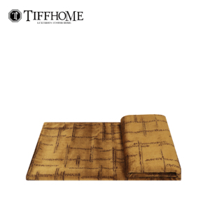 TIFFHOME Coperta in Misto Pile Stile <span class=keywords><strong>Old</strong></span> Money, Coperta Tessuta Gialla Testurizzata per Soggiorno, Divano, Comodino - Product Image 2