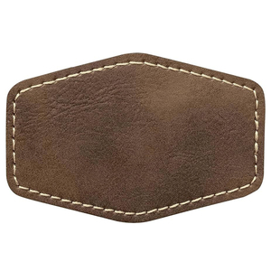 कस्टम चमड़े के पैच टोपी चमड़े के पैच बैज लेबल ब्लैंक जींस टोपी के लिए चमड़े के पैच - Product Image 1