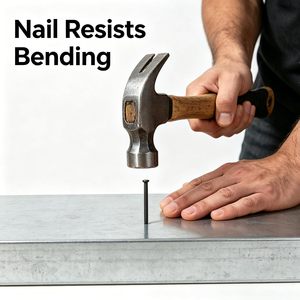 Black Cement Steel <b>Nails</b> Assortment Kit 6 Sizes 2/3 To 2 Inch Heavy Duty Flat Head Concrete <b>Nails</b> Black Oxide Coated - Product Image 6