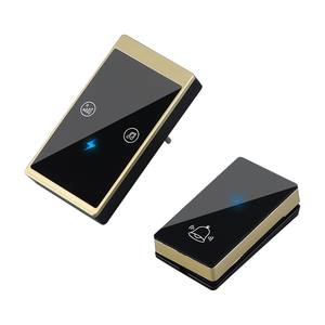 <span class=keywords><strong>Sonnette</strong></span> Intelligente <span class=keywords><strong>Sans</strong></span> <span class=keywords><strong>Fil</strong></span> Numérique à Écran Tactile Longue Portée <span class=keywords><strong>200m</strong></span> Résistante à l'Eau Installation Facile Alimentation par Batterie/Prise Bureau 38 Sonneries - Product Image 3