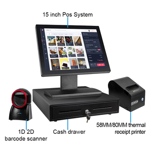 Terminal Punto de Venta Todo en Uno de 15 Pulgadas, Fabricado en Fábrica, con Pantalla Táctil, Sistema POS con Windows 10/Android 11 - Product Image 2