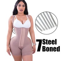 Double haute compression Bodyshaper Shapewear Faja Tummy Control Shaper Girdle Shapewear Bodysuit pour femme