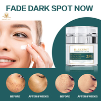 Anti-pigmentation Vieillissement Éclaircissant Éclaircissant Blanchiment Élimination du mélasma Dissolvant de points noirs Correcteur Crème Visage pour peau foncée