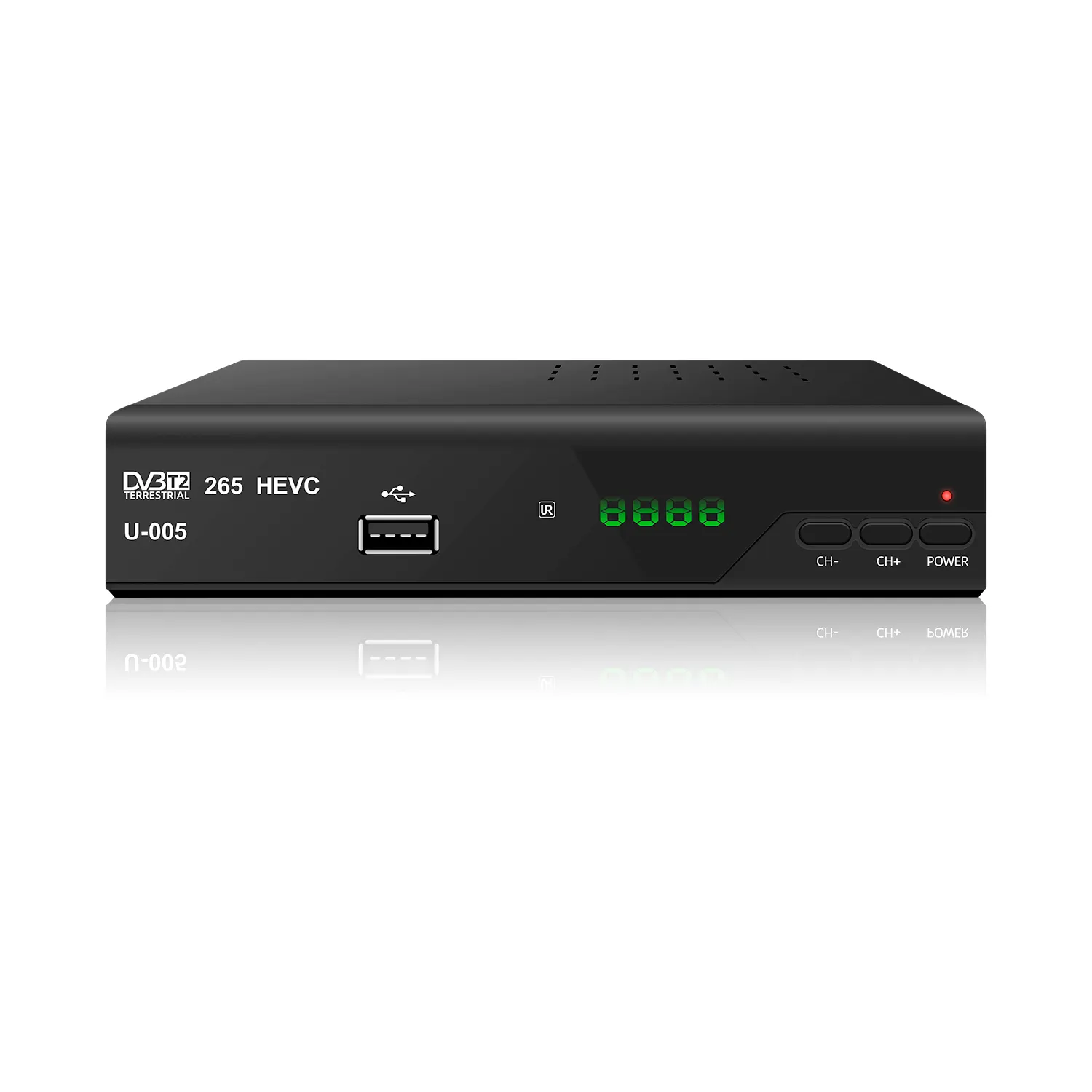 Fta hd 1080 p DVB-T2 set top box free to air mini tv canali decoder time shift media player dvb-t2
