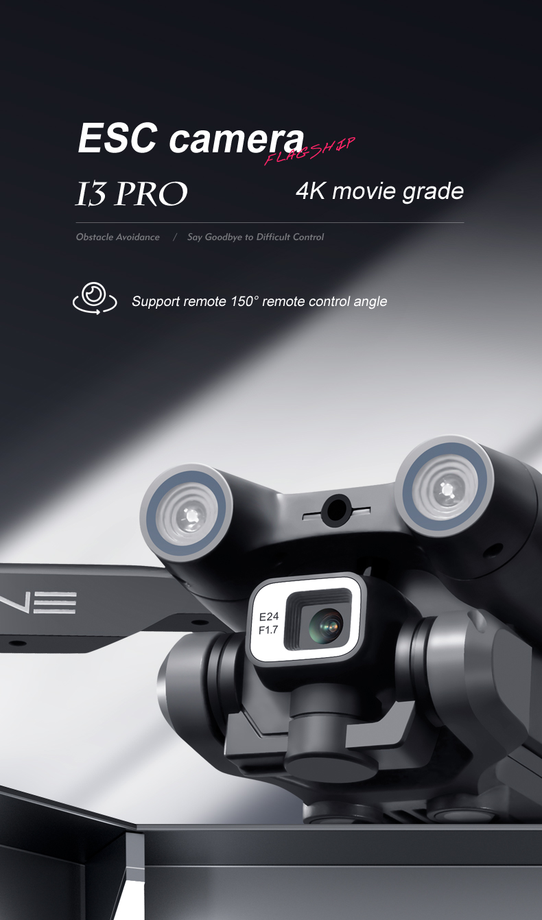 I3 Pro Drone, esc camera i5 pro 4k movie grade obstacle avoidance