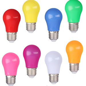 <span class=keywords><strong>Ampoule</strong></span> <span class=keywords><strong>LED</strong></span> en plastique en forme de poire <span class=keywords><strong>E27</strong></span> colorée avec CRI 70-80 et 50 lumens pour la décoration d'ambiance intérieure/extérieure des fêtes - Product Image 5
