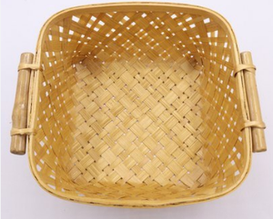 Plateau de boulangerie à pain en bambou durable fabriqué à la main petit plateau de présentation en bambou de service à domicile de haute qualité en gros - Product Image 3