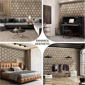 Pannelli Acustici Moderni ed Ecologici in Poliestere con Finitura in Impiallacciatura di Legno, Pannelli Fonoassorbenti per Scuole e Case - Product Image 5