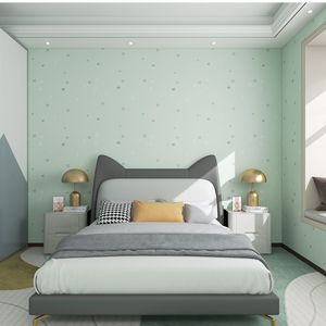 Carta da parati moderna rosa carina per la camera da letto dei bambini ispessita disegno del bastone di buccia impermeabile cartone animato <span class=keywords><strong>sfondo</strong></span> muro - Product Image 4