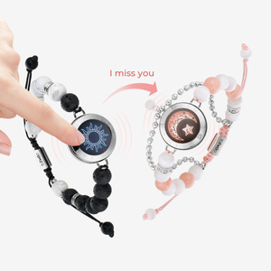 Pulseras al Por Mayor Sol y Luna Pulseras Inteligentes para Parejas con Amor Táctil a Larga Distancia - Product Image 1