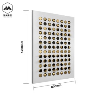 Modern 3D sanat duvar dekor basit soyut ahşap oyma asılı resimler duvar sanatı - Product Image 5