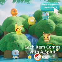 Vente en gros Funism Pokemoned Little Adventure Blind Box Vol 1 2 3 Ensemble complet de figurines miniatures Poke à collectionner Jouet Cadeau