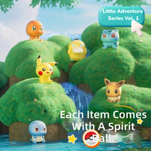 Vente en gros Funism Pokemoned Little Adventure Blind Box Vol 1 2 3 Ensemble complet de figurines miniatures Poke à collectionner Jouet Cadeau - Product Image 4