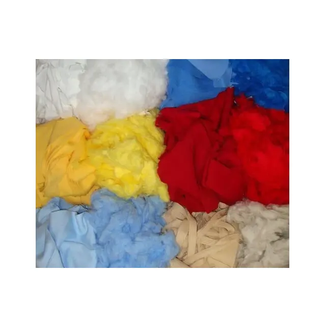 Good quality and low price textile recycle sizing hosiery knitted cotton fabric cutting waste supplier buyers. Made in BD