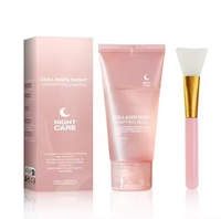 Recién llegado, superventas, producto coreano para el cuidado de la piel, venta al por mayor, mascarilla de envoltura nocturna de colágeno, 75ml