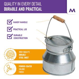 Conteneur de stockage de qualité alimentaire vintage pour la maison Boîte en tôle d'acier décorative avec couvercle et poignée de transport 500 ml - Product Image 4