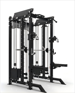 Equipo esencial para gimnasio comercial Marco de Entrenamiento Integrado multifuncional Todo en uno Fitness Gym Smith Machine Weight Stacks - Product Image 1