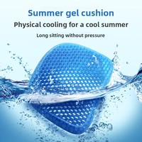 Coussin de siège en caoutchouc alvéolé pour voiture, amovible et lavable, personnalisable pour usage au bureau, ventilé, rafraîchissant, multifonctionnel