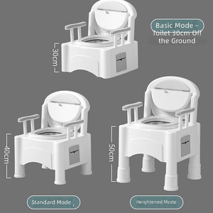 Silla de Baño de Aluminio Económica para Personas con Discapacidad / Silla de Baño de Aluminio Cómoda para Ducha para Personas Mayores - Product Image 6