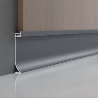 Profilé de plinthe LED en aluminium à économie d'énergie pour les grands projets de bureaux et de parcs d'entreprises