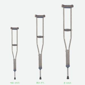 Axillary Crutch Aluminum Alloy Material Height Adjustable Comfortable Durable Lightweight Walker Support - Product Image 3