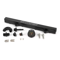 1 unidad Kit de riel de inyección de combustible de alto flujo de aluminio Serie K, riel de combustible de alta resistencia para HONDA K20 K24 RSX CIVIC SI INTEGRA EP3, nuevo, negro