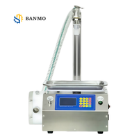Máquina de llenado automático de líquidos y pastas de sobremesa A16 con equipo de control de peso para miel, leche, salsa, aceite comestible y crema cosmética