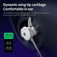 Auriculares para Juegos, Intrauriculares con Cable, Ligeros, con Micrófono Desmontable para PS5, Series X, PC, Brasil