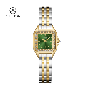 Montres-bracelets pour femmes de <span class=keywords><strong>luxe</strong></span> 2026 avec deux tons de couleur, montres à quartz tendance pour étudiantes, montres élégantes simples carrées - Product Image 4