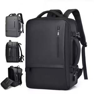 Expandable Anti-Theft Business <b>Backpack</b> <b>Waterproof</b> Casual Sports Bag Large Capacity Laptop <b>Backpack</b> with USB Charging - Product Image 1