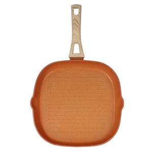 Bán Buôn Thương Mại Đồ Nấu Nướng Mô Hình Mới Giả Mạo Không Dính Đá Cẩm Thạch Đá Lớp Phủ Gradient Đồ Nấu Nướng Bộ - Product Image 6