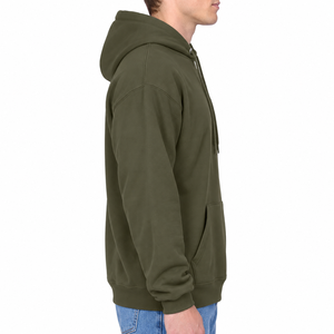 Sweat-shirt homme anti-plis coupe-vent en polaire/coton avec logo personnalisé et confortable - Product Image 3