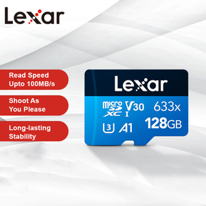 Bán buôn Lexar 633x thẻ nhớ 32GB đến 256GB <span class=keywords><strong>Micro</strong></span> TF <span class=keywords><strong>SD</strong></span> thẻ với 100 mét/giây Tốc độ flash cho PC - Product Image 2