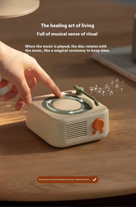 Vinyl Ghi Player Cho Loa Sáng Tạo Retro Âm Thanh Hifi Hiệu ứng Âm Thanh IPX5 Không Thấm Nước Cho Kỹ Thuật Số Sạc Không Dây - Product Image 6