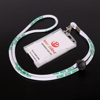 Longes spéciales lanière de sécurité tissée crochets métalliques avec carte RFID NFC PVC
