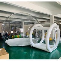 Tente bulle gonflable transparente en PVC pour enfants et adultes, idéale pour les mariages en plein air, les fêtes et les événements commerciaux