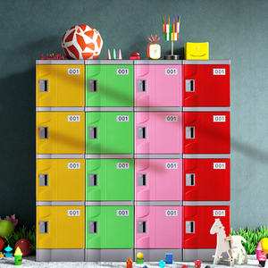 ตู้เก็บของพลาสติกพร้อมล็อคสำหรับเด็กใช้ในยิมและสระว่ายน้ำขนาดเล็ก - Product Image 3
