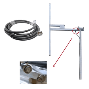 Trasmettitore Radio FM 88-108MHz Antenna Direzionale Esterna a Lungo Raggio Antenna YAGI con Cavo di Alimentazione 1/2 - Product Image 2